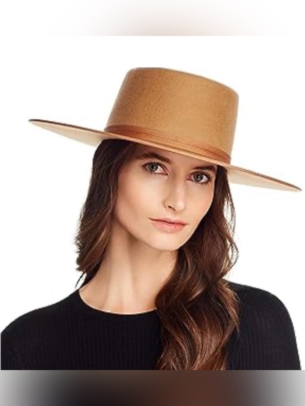 Lack of Color Teak Rancher boater wool hat. Brown